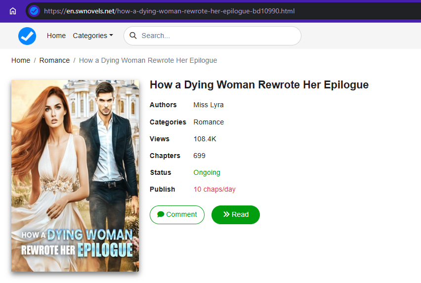 How a dying woman rewrote her epilogue novel Free