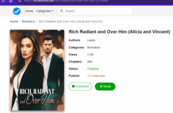 Rich Radiant and Over Him novel (Alicia and Vincent)