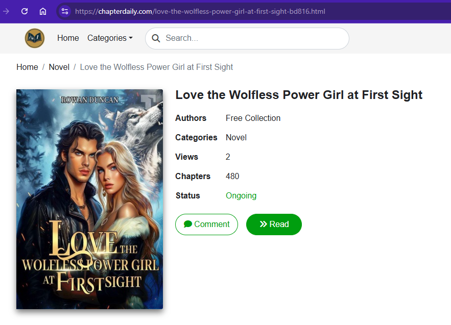 Love the wolfless power girl at first sight novel read online free