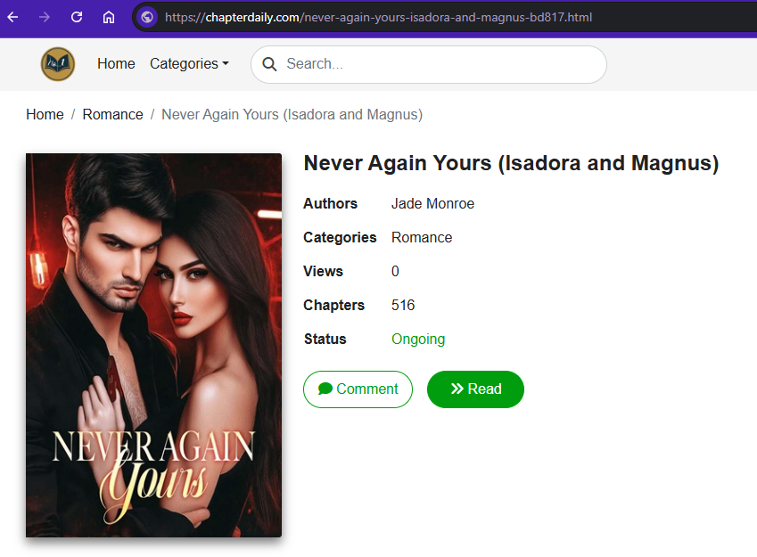 Never see you again novel Maeve and Sergio read online free