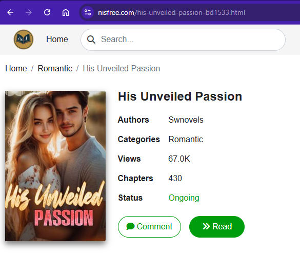his unveiled passion novel pdf free download