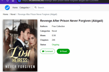 Revenge After Prison Never Forgiven novel (Abigail and Ralph)
