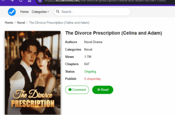 The divorce prescription (Celina and Adam) novel Free Chapter