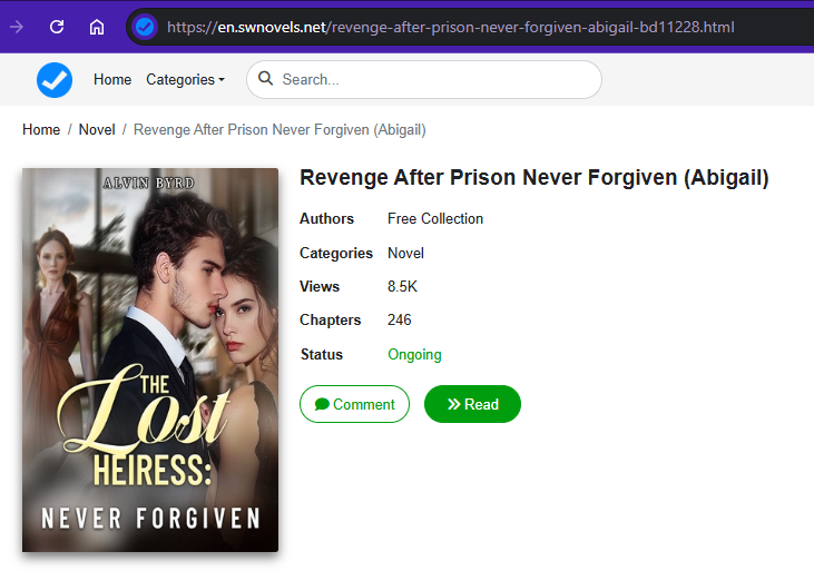 Revenge After Prison Never Forgiven novel read online Free
