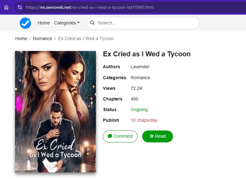 Ex cried as i wed a tycoon novel read